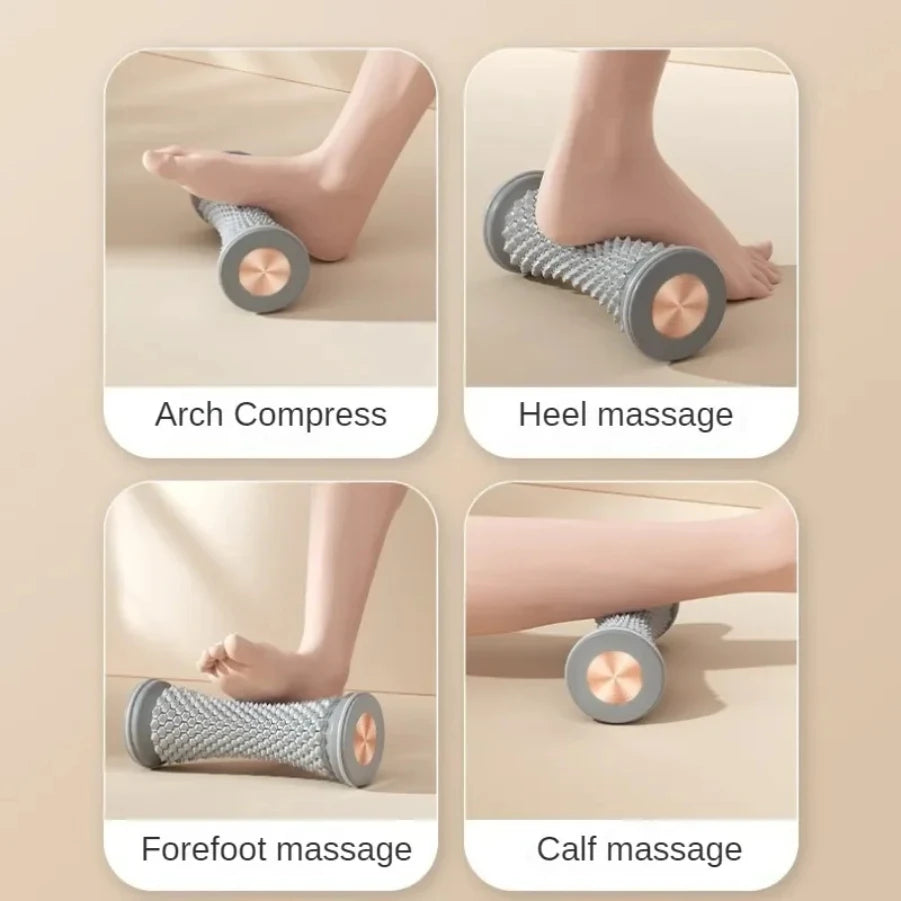 Foot Leg Roller Massager Yoga Plantar Fascia Home Fitness Fingerpressure Board Deep Muscle Relaxation Massage Ergonomic