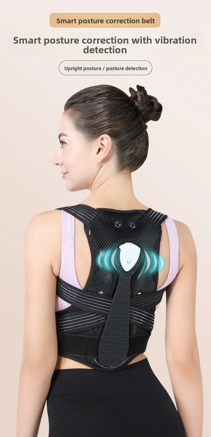 Smart Vibration Posture Corrector, Hunchback Correction Belt, Summer Children's Stretching Posture Belt