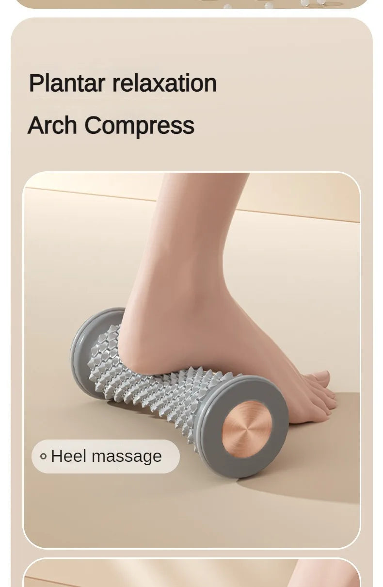 Foot Leg Roller Massager Yoga Plantar Fascia Home Fitness Fingerpressure Board Deep Muscle Relaxation Massage Ergonomic