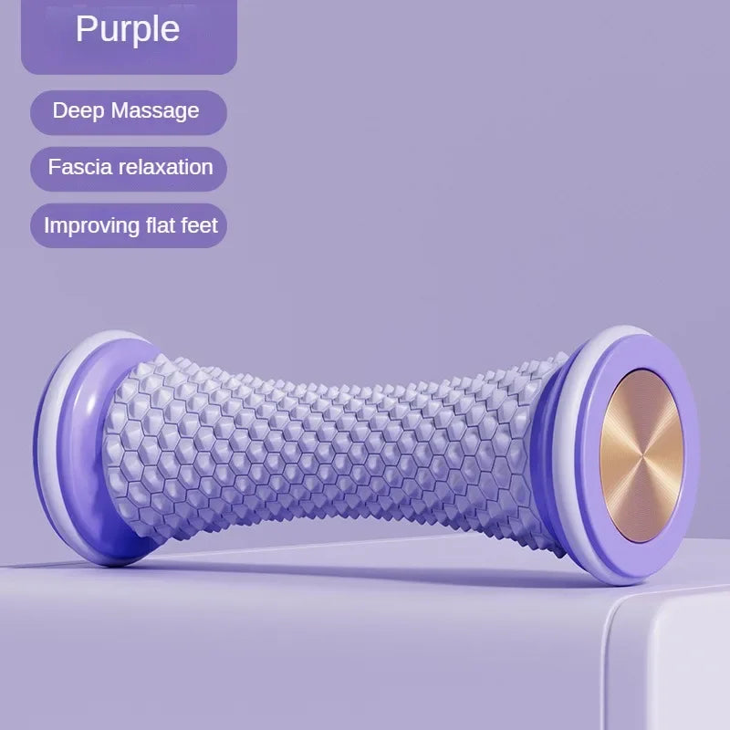 Foot Leg Roller Massager Yoga Plantar Fascia Home Fitness Fingerpressure Board Deep Muscle Relaxation Massage Ergonomic