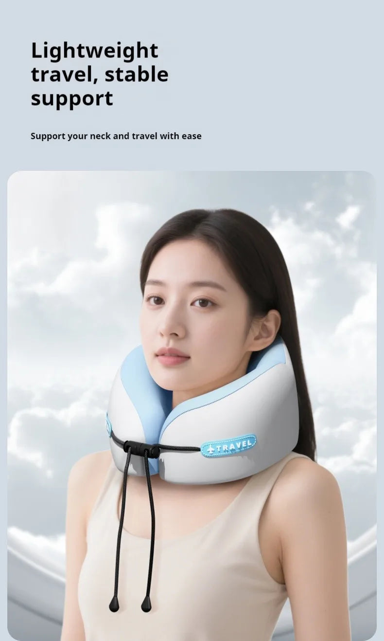 Memory Foam Neck Pillow Travel Pillow Portable U Shape Pillow for Airplane Or Office Home Comfort Support