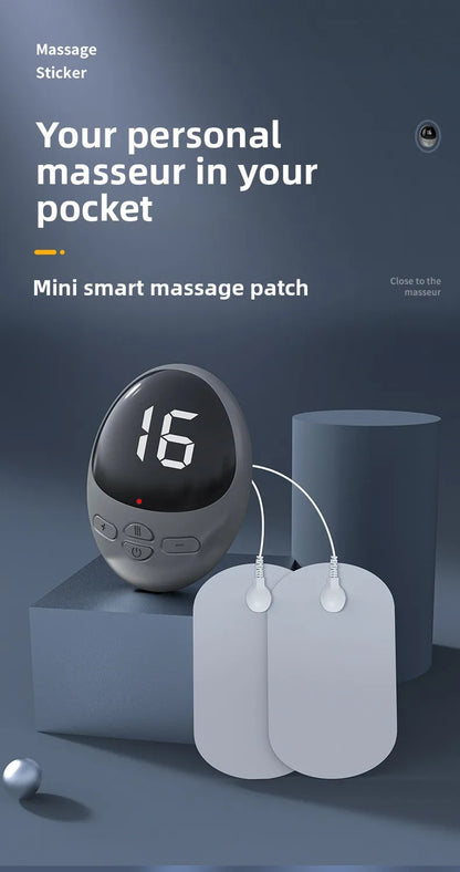 EMS Mini Massage Patch Shoulder and Neck Pulse Therapy Device Portable Electric Neck Massager Smart Cervical Massager
