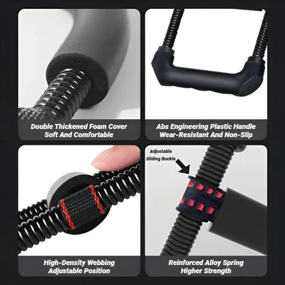 Adjustable Arm Trainer Forearm Hand Wrist Exercises Force Power Strengthener Fitness Equipment Grips Workout Training