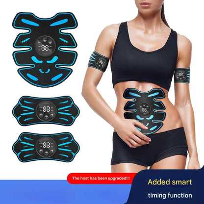 New USB smart timer abdominal massage device, home muscle relaxation fitness equipment for men and women