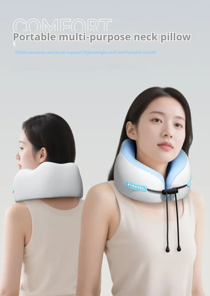 Memory Foam Neck Pillow Travel Pillow Portable U Shape Pillow for Airplane Or Office Home Comfort Support