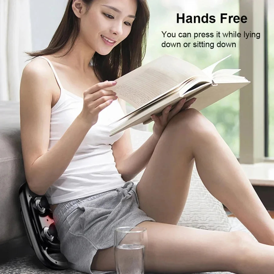 6 Head Massage Gun for Muscle Relief Deep Tissue Percussion for Neck Cervical Spine  Full Body