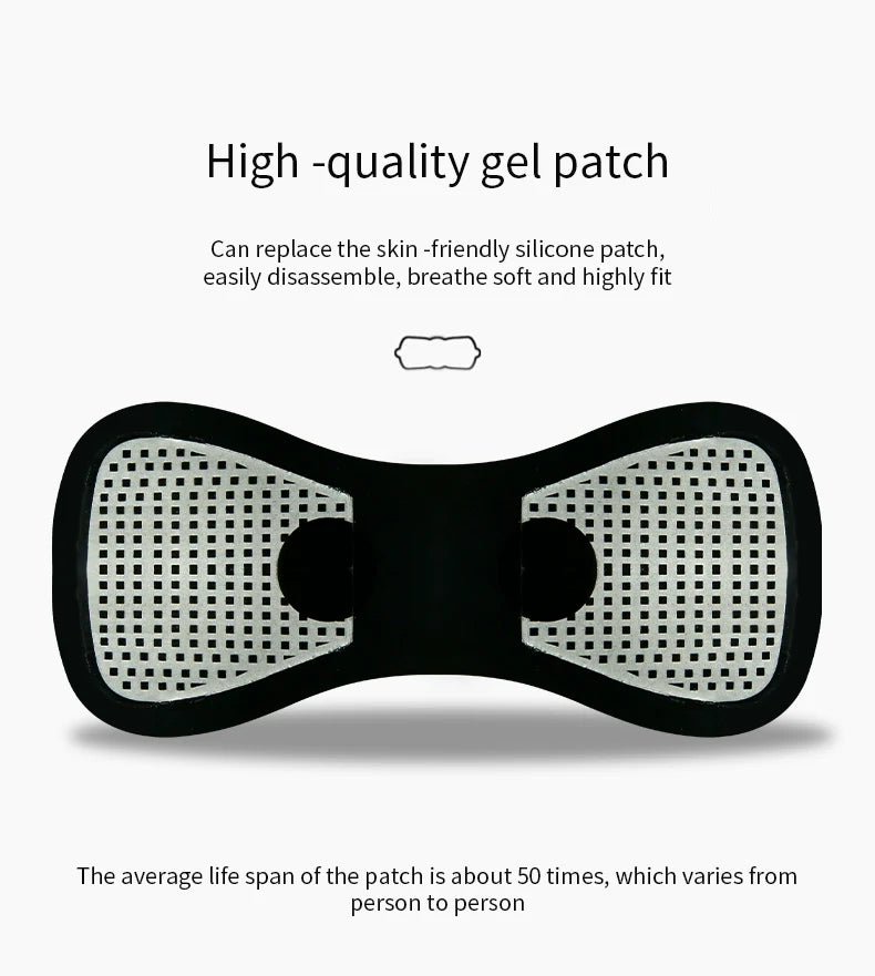 8 Modes 19 Gears Electric Pulse Neck Massager Cervical Back Muscle Pain Relief Tool Shoulder Leg Body Mini Massage Relax Cushion