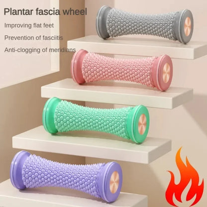 Foot Leg Roller Massager Yoga Plantar Fascia Home Fitness Fingerpressure Board Deep Muscle Relaxation Massage Ergonomic