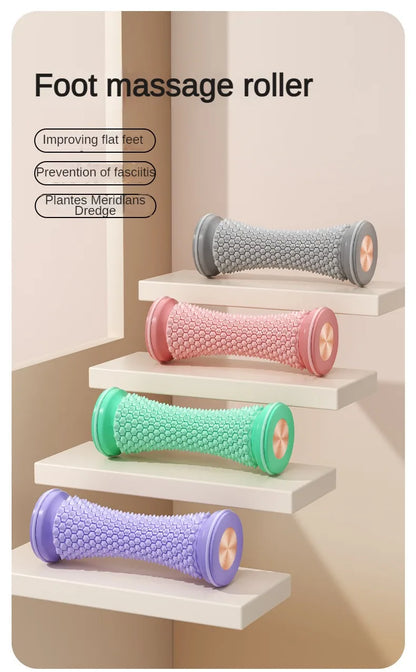 Foot Leg Roller Massager Yoga Plantar Fascia Home Fitness Fingerpressure Board Deep Muscle Relaxation Massage Ergonomic