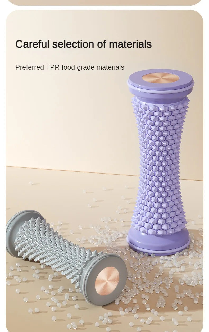 Foot Leg Roller Massager Yoga Plantar Fascia Home Fitness Fingerpressure Board Deep Muscle Relaxation Massage Ergonomic