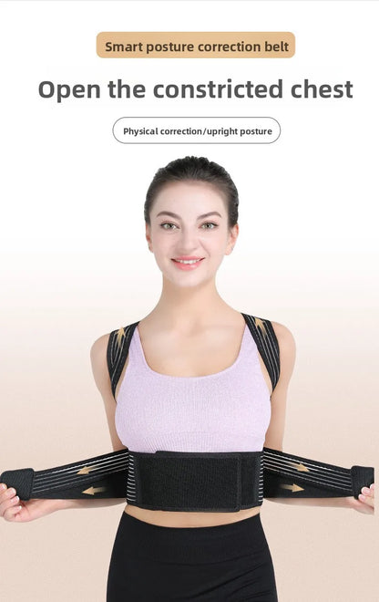 Smart Vibration Posture Corrector, Hunchback Correction Belt, Summer Children's Stretching Posture Belt