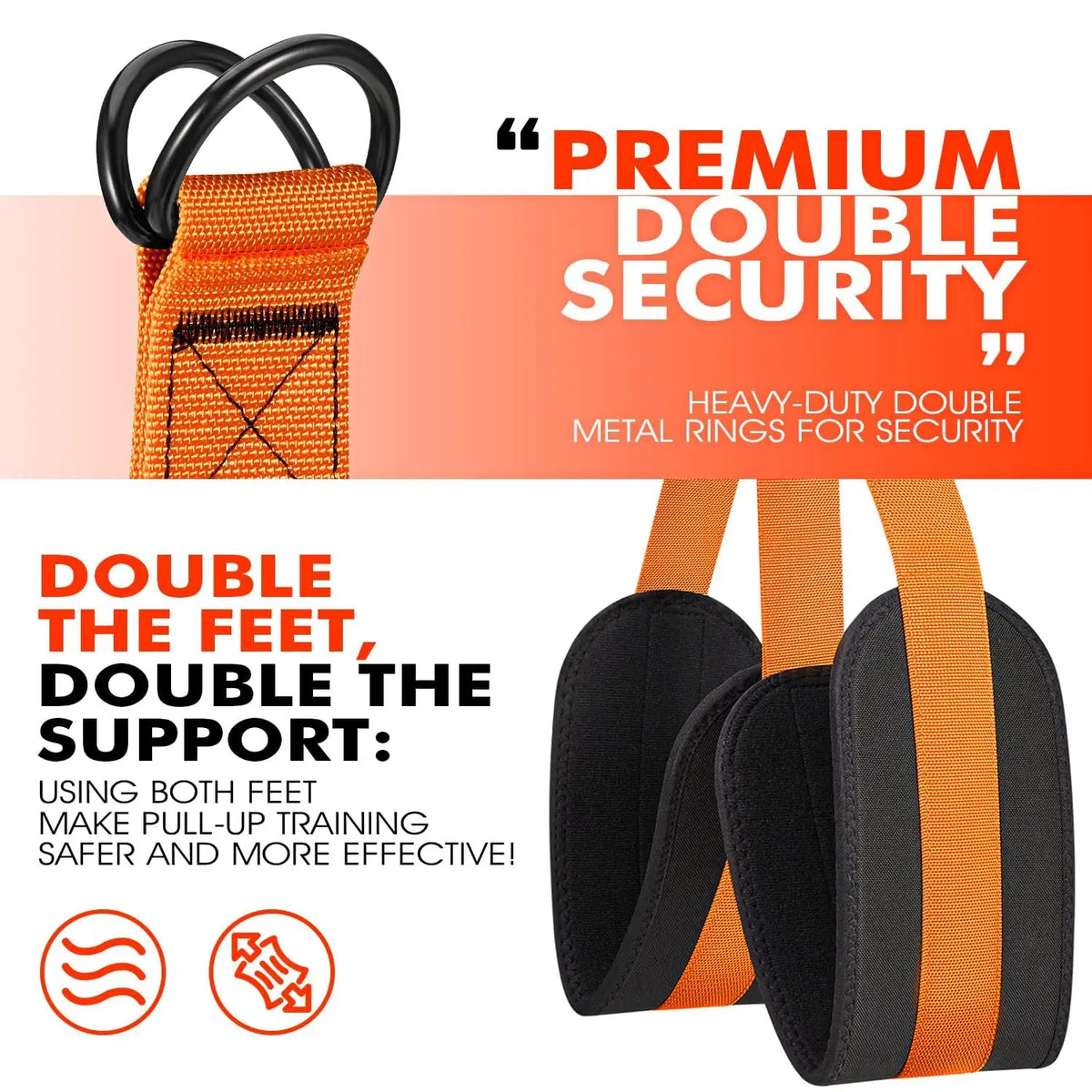 Pull Up Assistance Bands Set Resistance Strap for Pull-ups Assist for Men Women Hanging Training Chin-up Workout Body Stretching