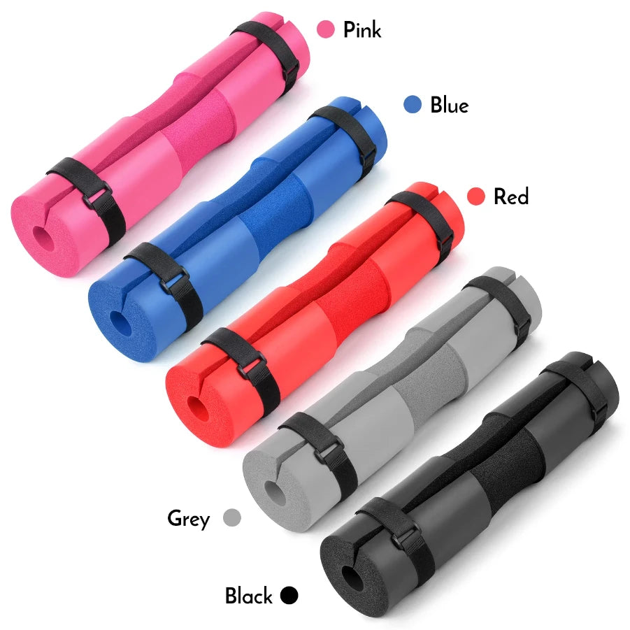 Foam Barbell Bar Cover Pad Weight Lifting Squat Shoulder Protector Support Pad Cushioned Hip Push Bar Protection Pad