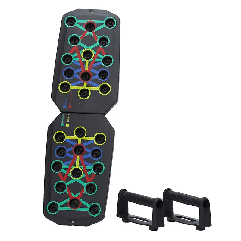 Push-up board, portable multi-function push-up board, high-load push-up board, fitness, multi-part home training good helper