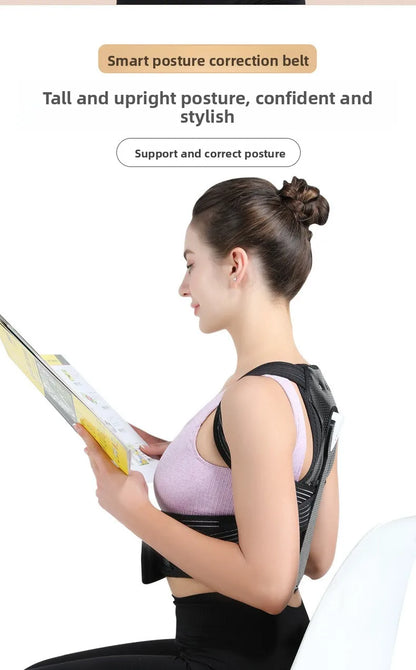 Smart Vibration Posture Corrector, Hunchback Correction Belt, Summer Children's Stretching Posture Belt