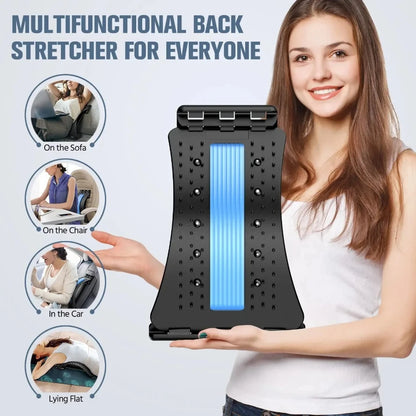 Back extensor, lumbar support, relieve back pain relief lumbar, for herniated disc lower back and upper back support