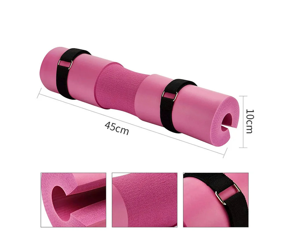 Foam Barbell Bar Cover Pad Weight Lifting Squat Shoulder Protector Support Pad Cushioned Hip Push Bar Protection Pad