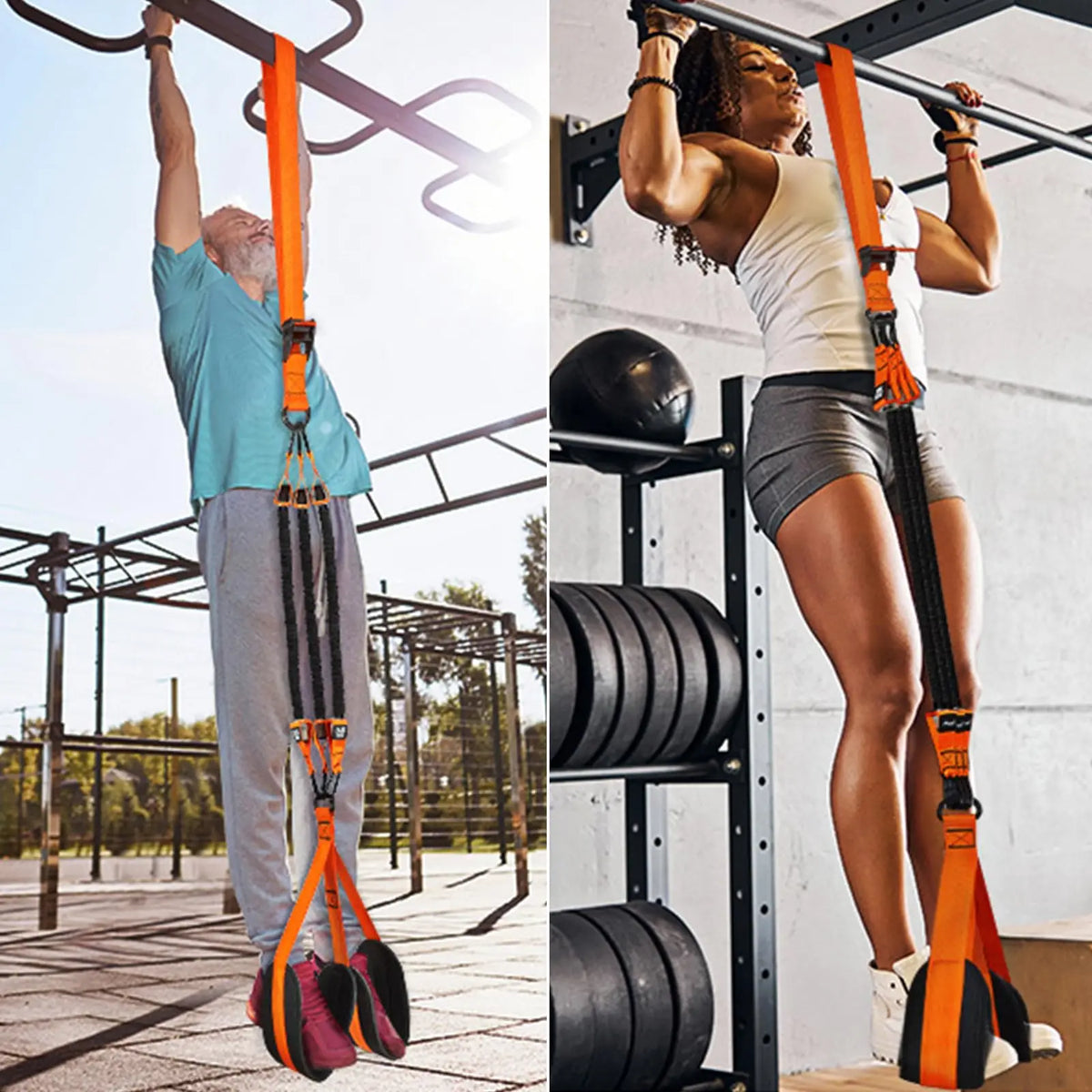 Pull Up Assistance Bands Set Resistance Strap for Pull-ups Assist for Men Women Hanging Training Chin-up Workout Body Stretching