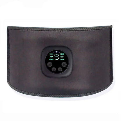 Smart pulse EMS abs belt, abdominal muscle patch, weight loss massage fitness device, black technology fat burning machine