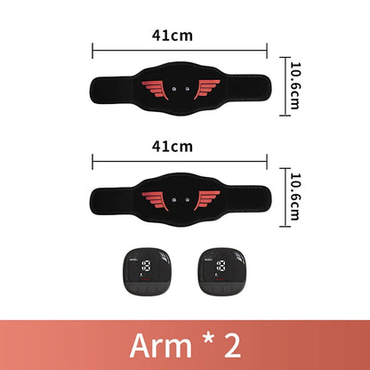 Smart EMS muscle stimulator; home muscle exercise massager; fat burning fitness device