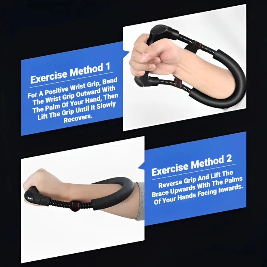 Adjustable Arm Trainer Forearm Hand Wrist Exercises Force Power Strengthener Fitness Equipment Grips Workout Training