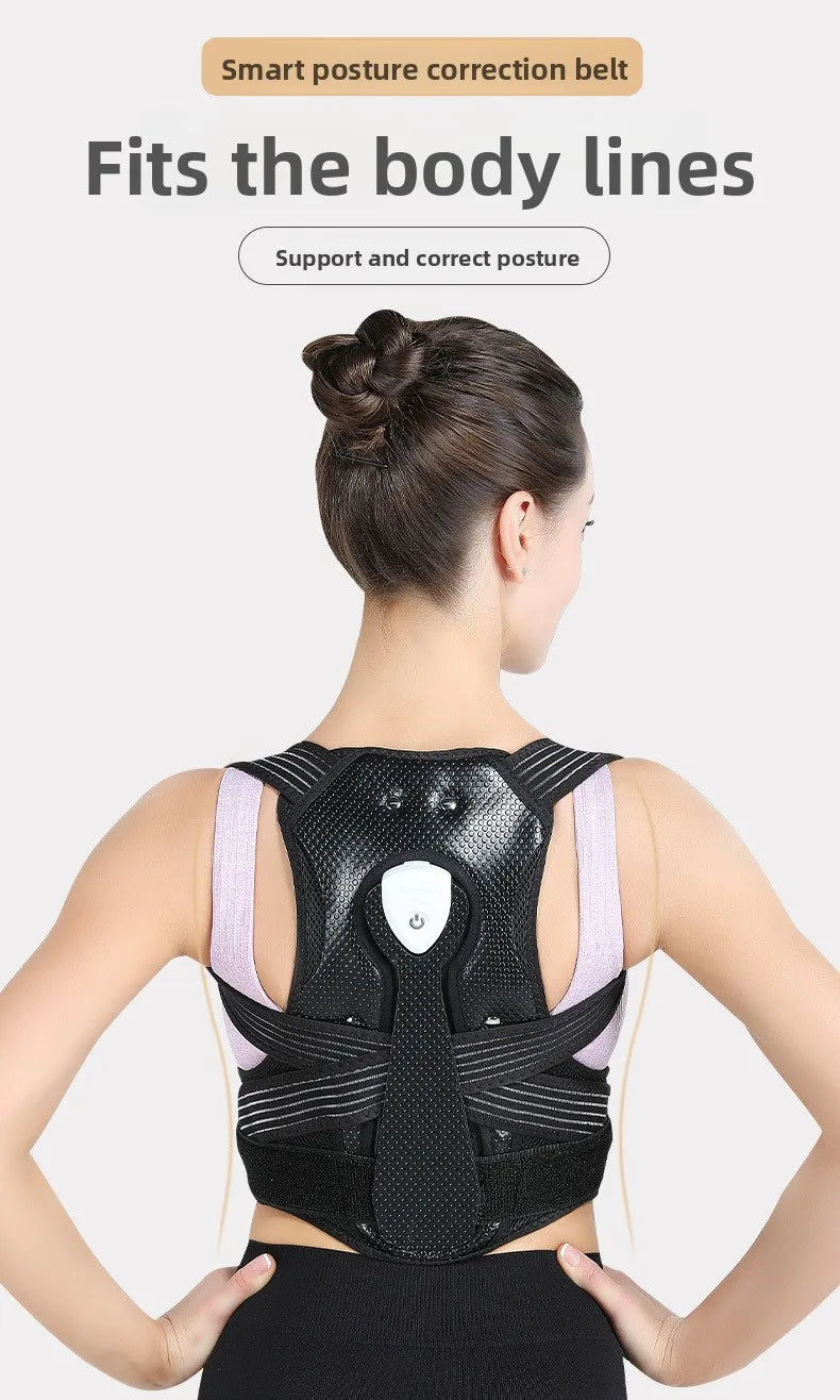 Smart Vibration Posture Corrector, Hunchback Correction Belt, Summer Children's Stretching Posture Belt