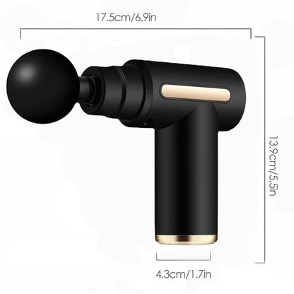 30 Level Massage Gun Fascia Deep Muscle Relax Body Neck Massager Electric Fitness Equipment Noise Reduction Male Female