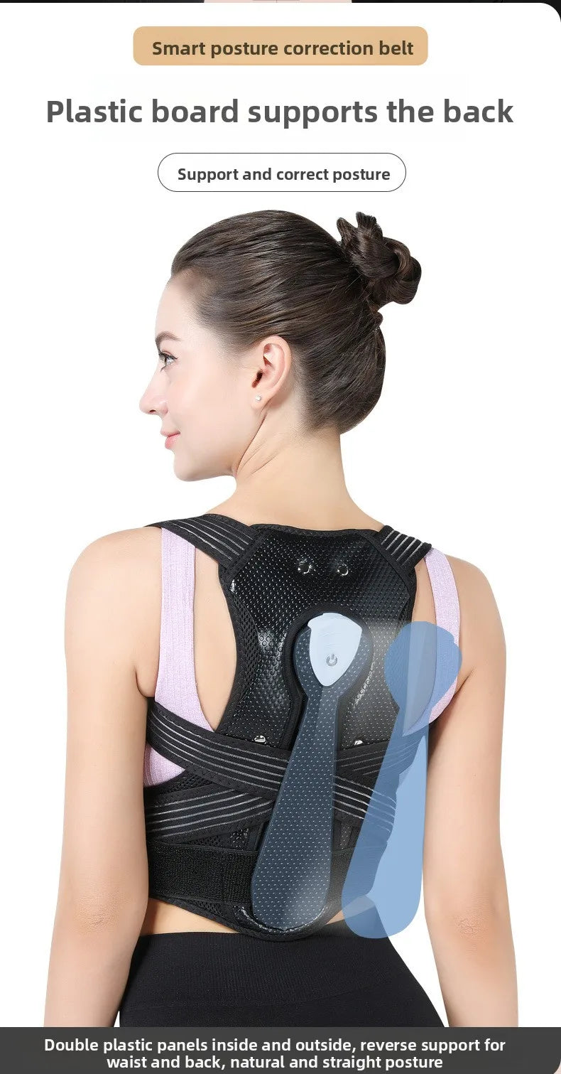 Smart Vibration Posture Corrector, Hunchback Correction Belt, Summer Children's Stretching Posture Belt