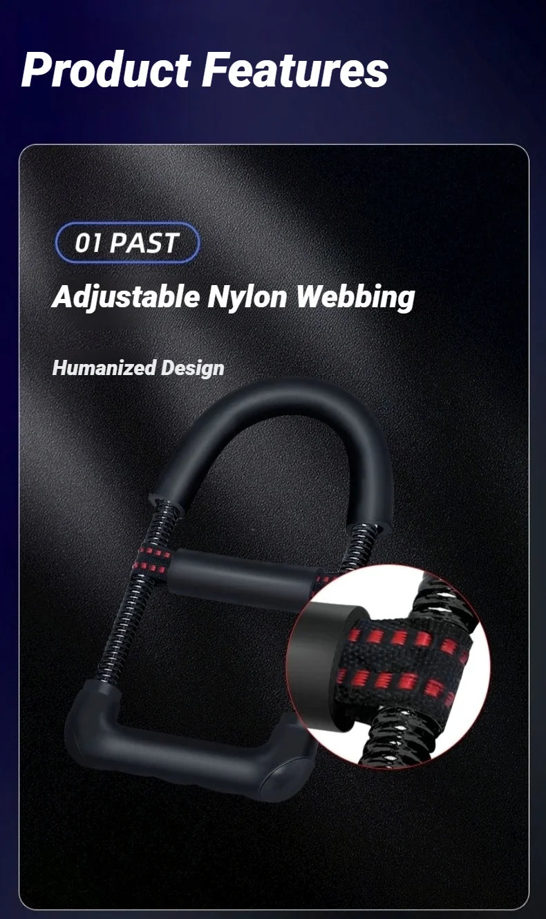 Adjustable Arm Trainer Forearm Hand Wrist Exercises Force Power Strengthener Fitness Equipment Grips Workout Training