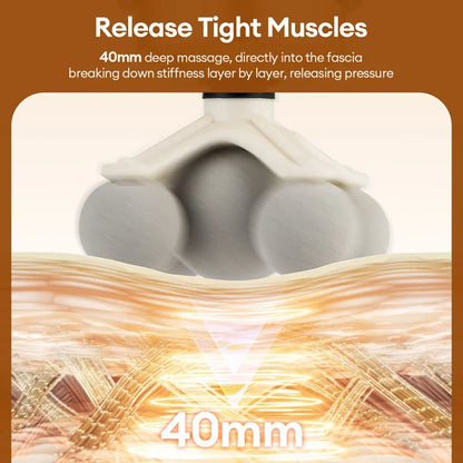 11-IN-1 Electric Massage Gun 99 Level Powerful Fascia Gun High-Frequency Vibration Body Massage Gun Arms Leg Muscle masajeador