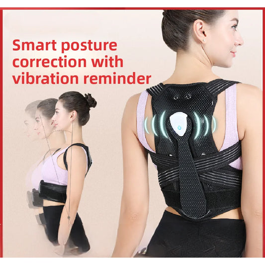 Smart Vibration Posture Corrector, Hunchback Correction Belt, Summer Children's Stretching Posture Belt