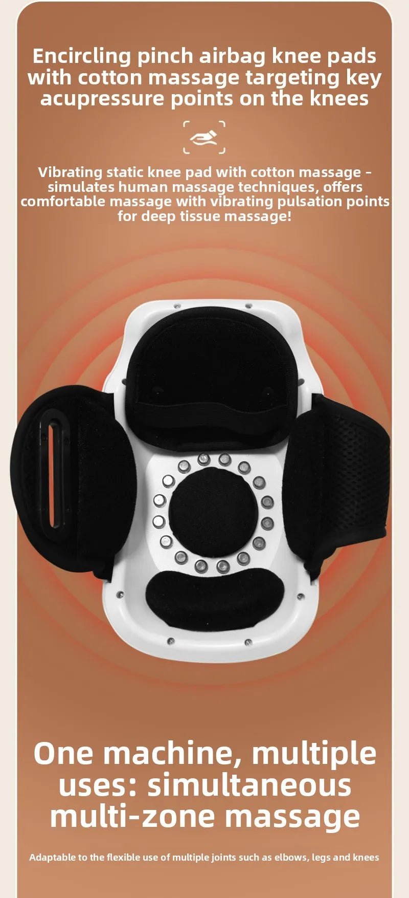 Portable Protable Knee Massager for Joint And Muscle Relaxation Elbow & Shoulder Massage Machine
